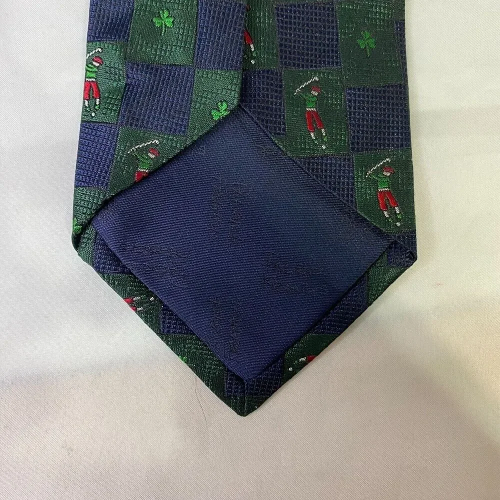 #6642 Everyday Navy Blue with Teacher Details Mens Necktie, Tie